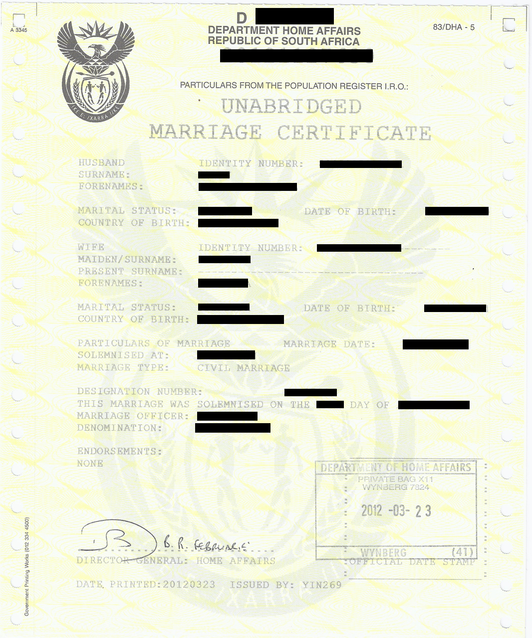 Death Certificate Template South Africa Is Death Within South African Birth Certificate Template