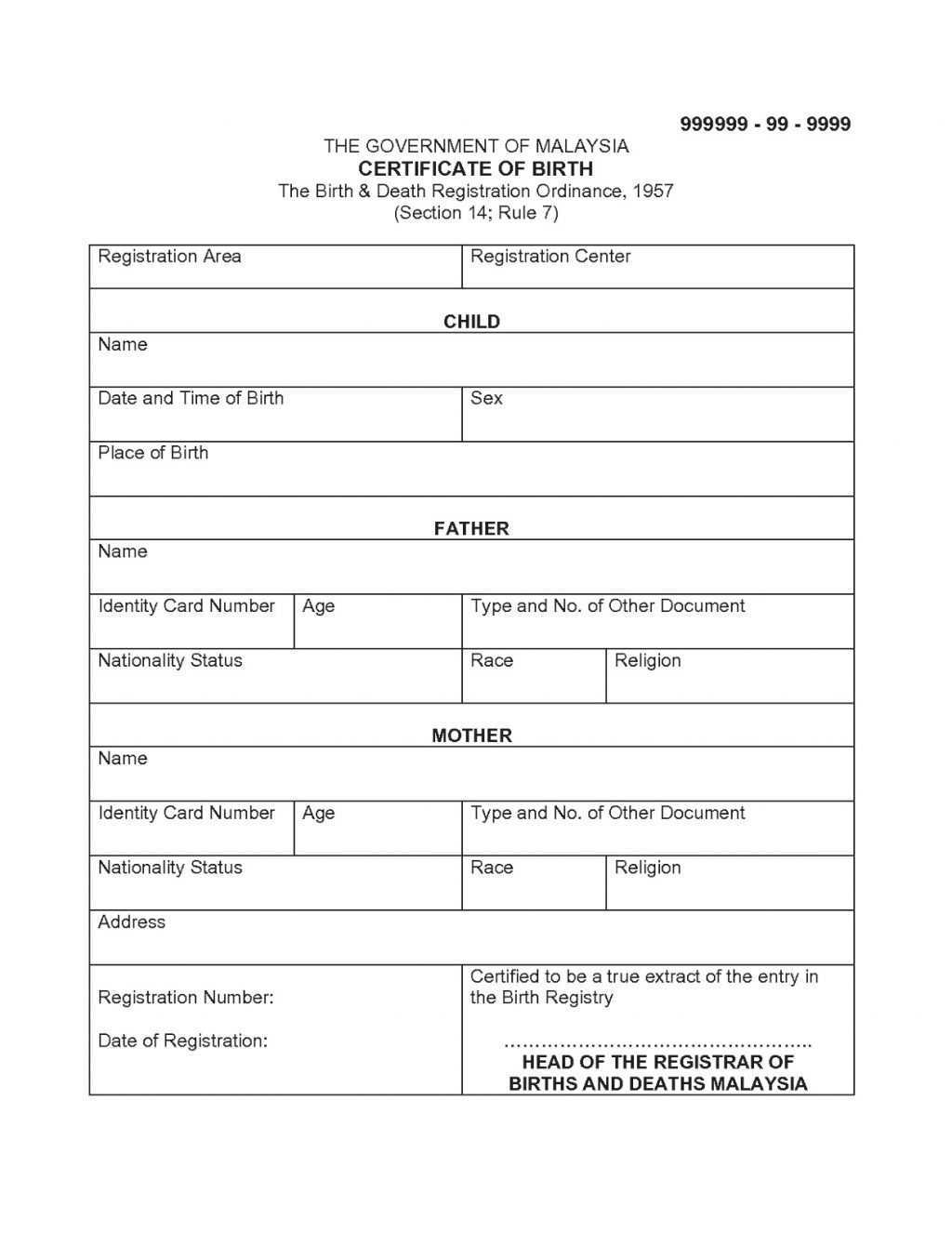 Death Certificate Translation Template Spanish To English Throughout Mexican Birth Certificate Translation Template