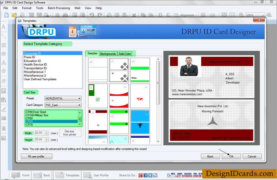 Design Identity Cards For Staff Or Students – Id Cards Maker Regarding Faculty Id Card Template