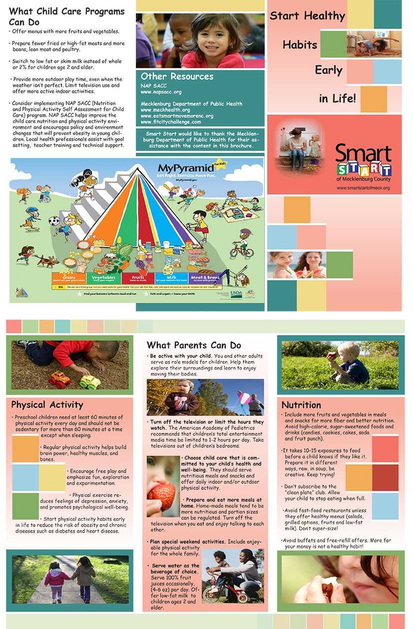 Design & Layout On Children's Nutrition Brochure For Smart With Regard To Nutrition Brochure Template