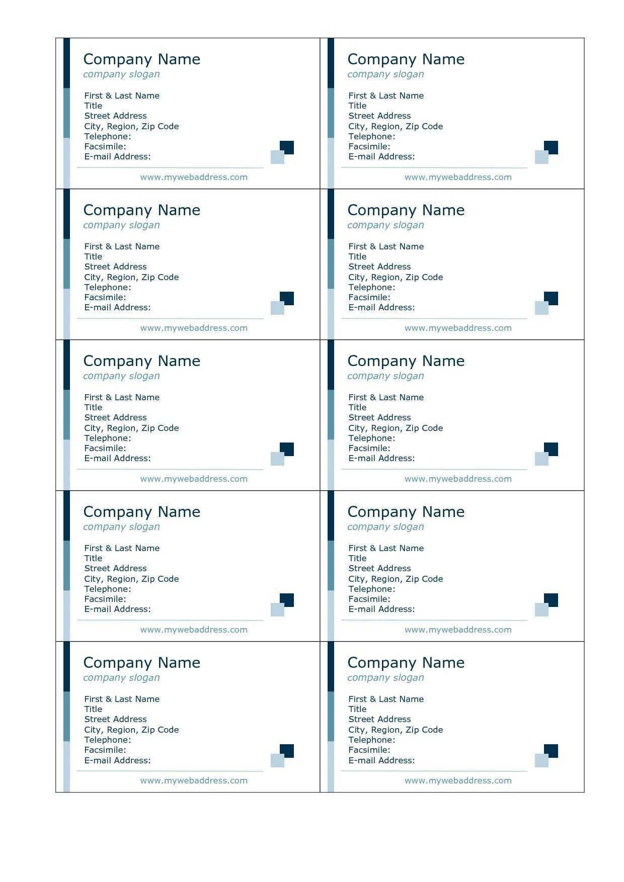 Design Your Blank Business Card Template Avery Printing In Business Cards Templates Microsoft Word