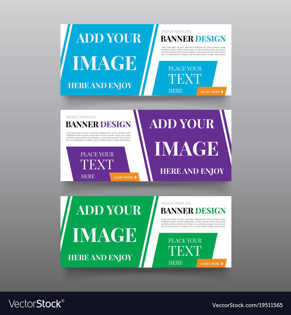 Diagonal Banner Design Templates Web Banner Inside Website Banner Design Templates