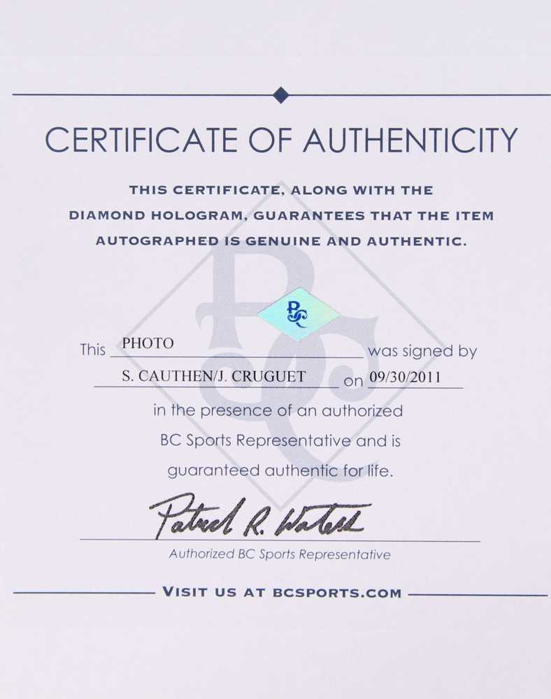 Diamond Certificate Of Authenticity Template Online Sports With Regard To Certificate Of Authenticity Photography Template