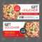 Discount Gift Voucher Fast Food Template Design. Pizza Set. Use.. Regarding Pizza Gift Certificate Template