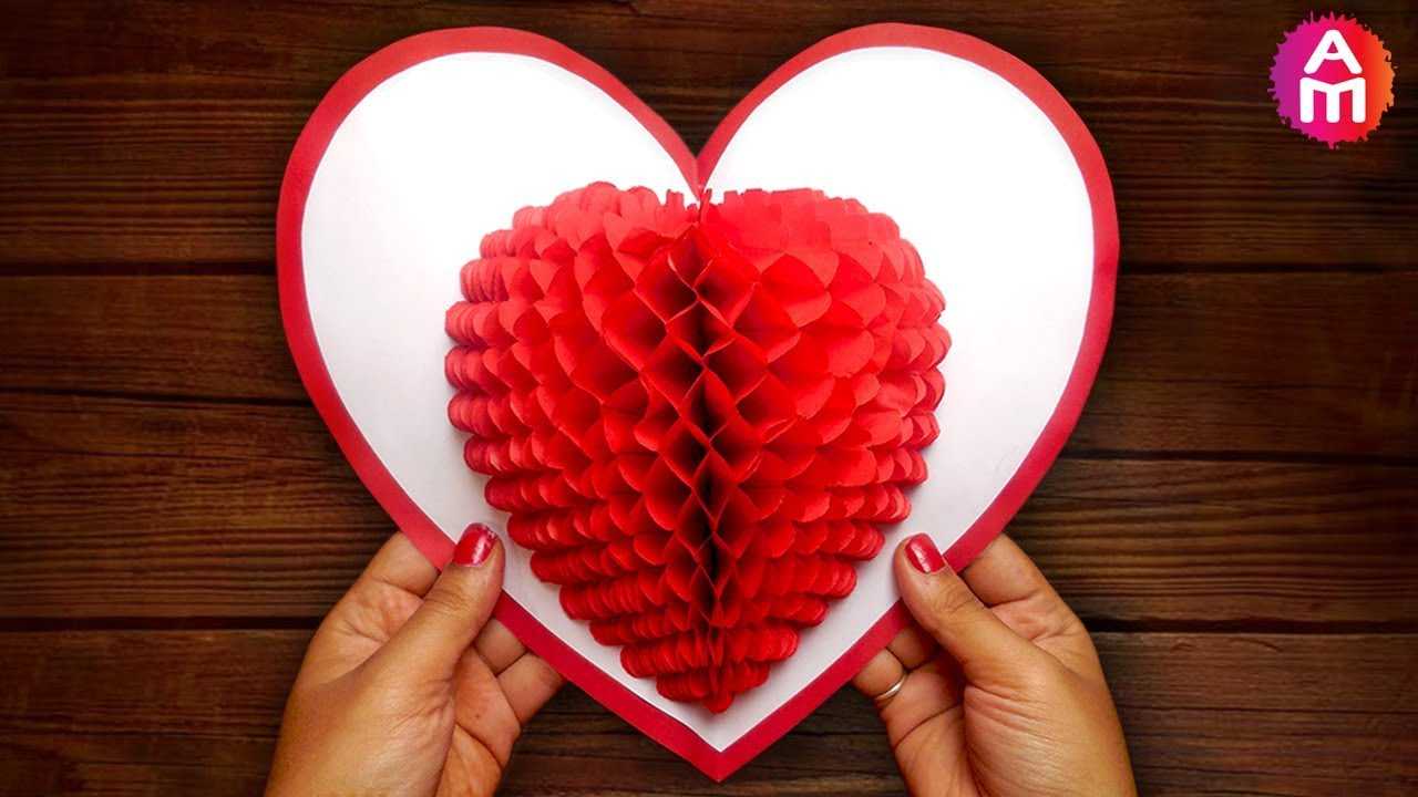 Diy 3D Heart ❤️ Pop Up Card | Valentine Pop Up Card With Regard To Heart Pop Up Card Template Free