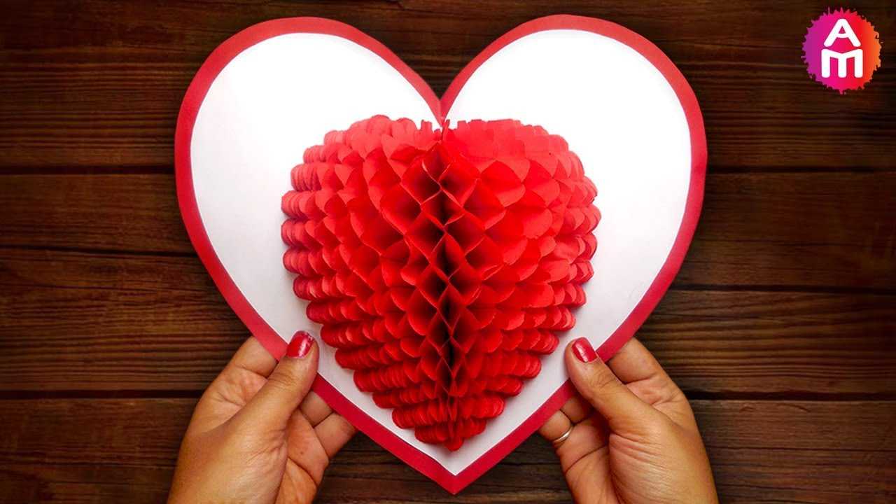 Diy 3D Heart ❤️ Pop Up Card | Valentine Pop Up Card With Regard To Heart Pop Up Card Template Free