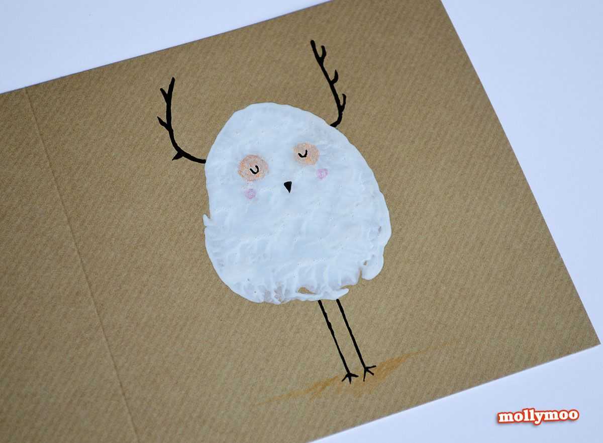 Diy Christmas Cards – Potato Printed Snowman | Christmas With Regard To Diy Christmas Card Templates