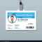 Doctor Id Badge Medical Identity Card Template Vector Image With Hospital Id Card Template