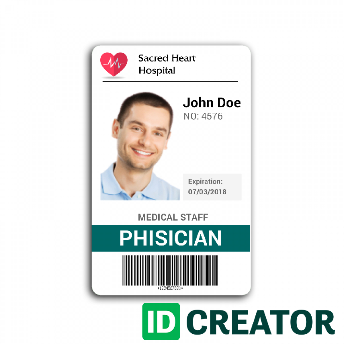 Doctor Id Card #2 | Wit Research | Id Card Template With Regard To Hospital Id Card Template