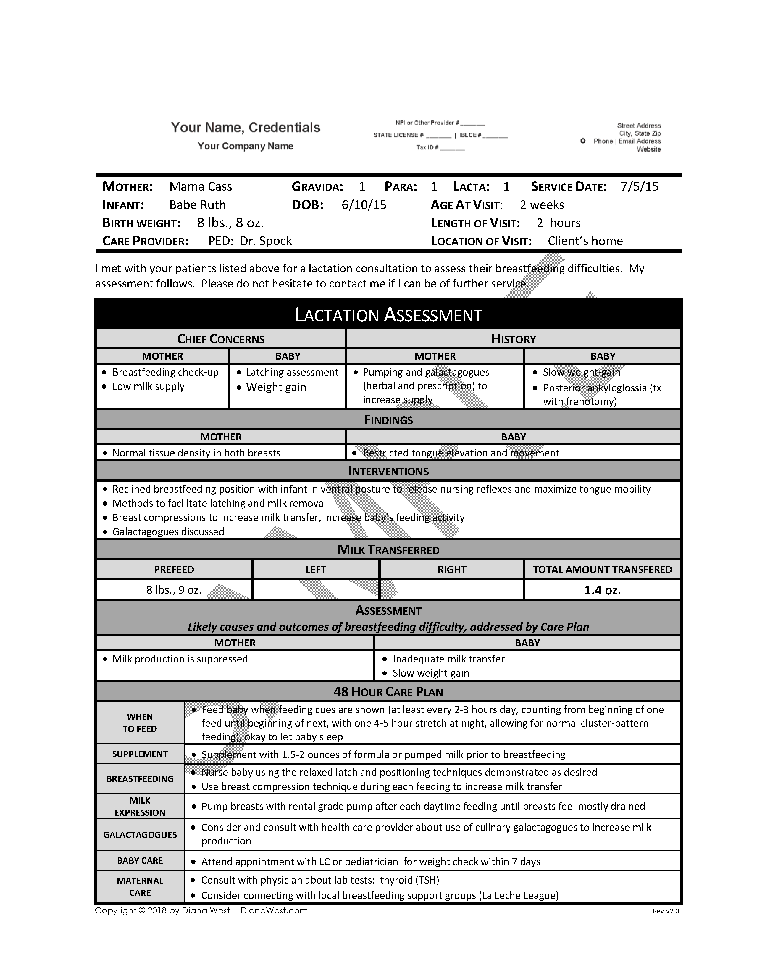 Doctor Report Template—Non Custom Header Inside State Report Template