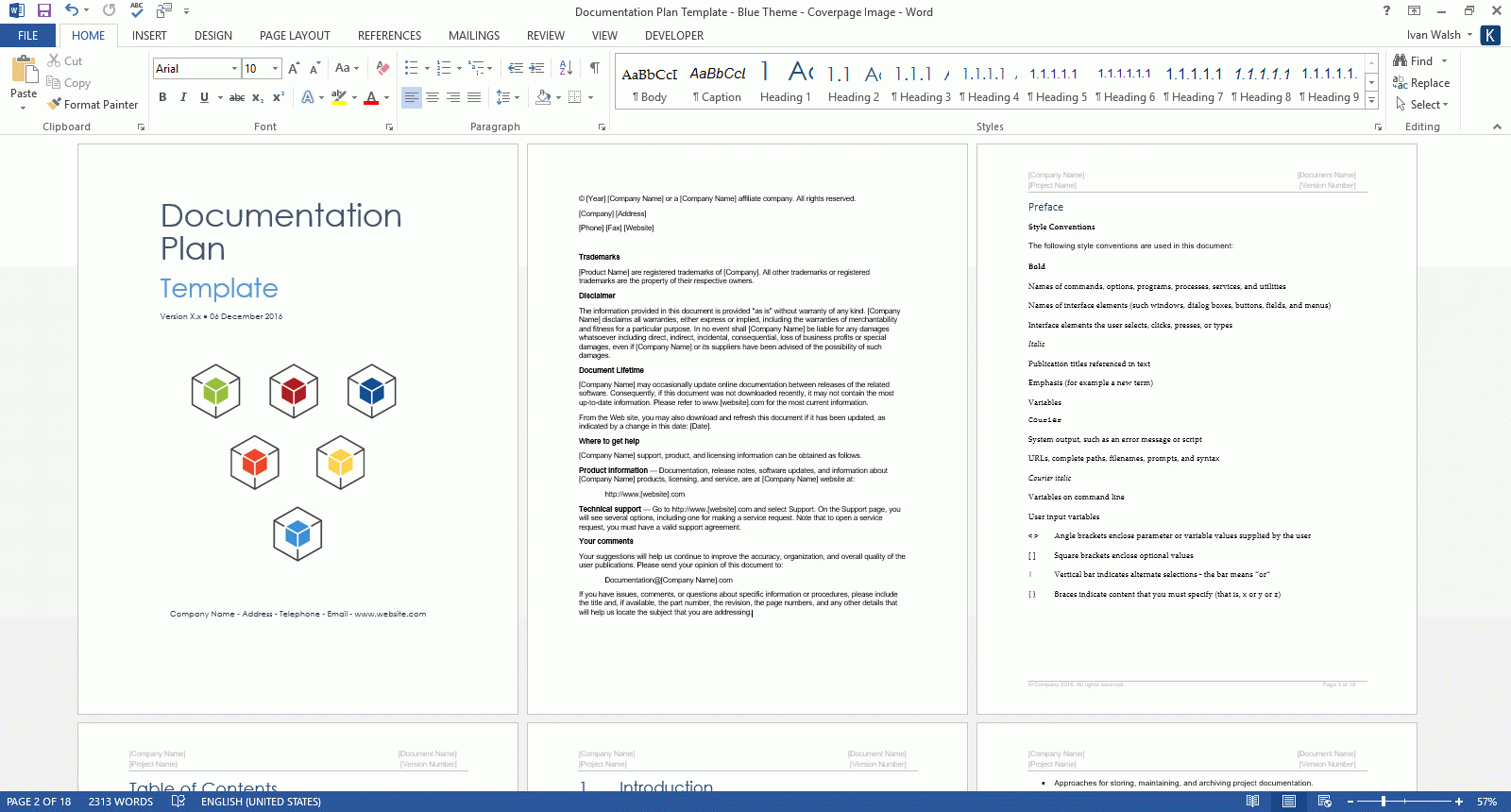 Documentation Plan Template (Ms Word/excel Wbs) – Templates Intended For Product Requirements Document Template Word
