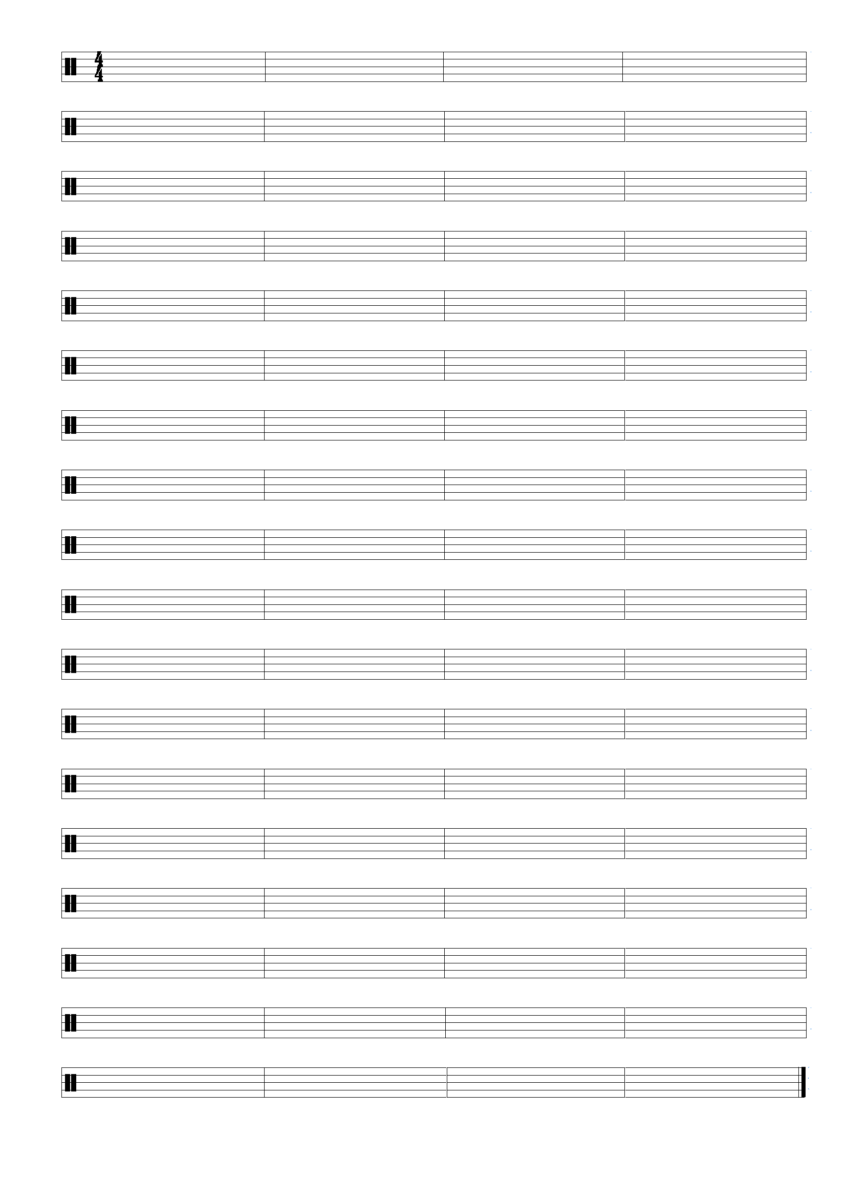 Download Blank Chord Chart Sheets Blank Chord Chart Sheets Inside Blank Sheet Music Template For Word