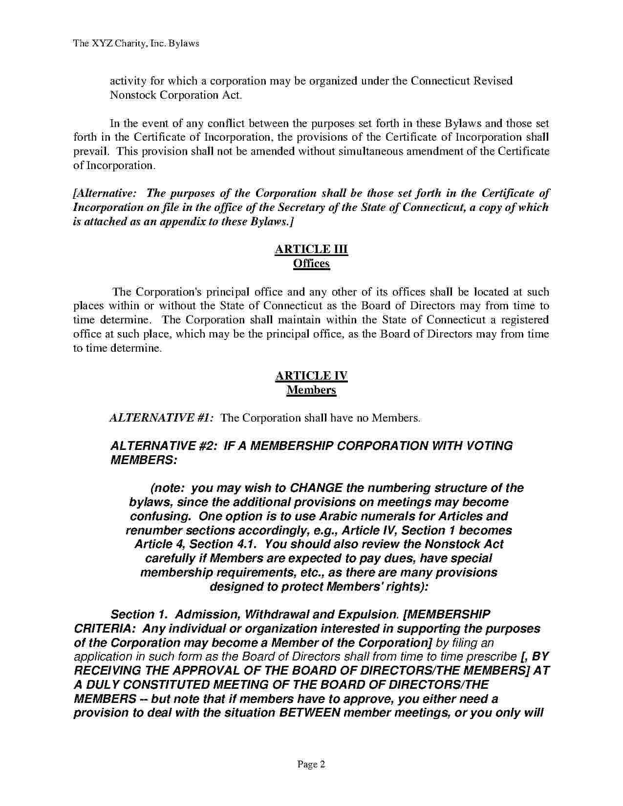 Download Corporate Bylaws Style 11 Template For Free At Intended For Corporate Bylaws Template Word
