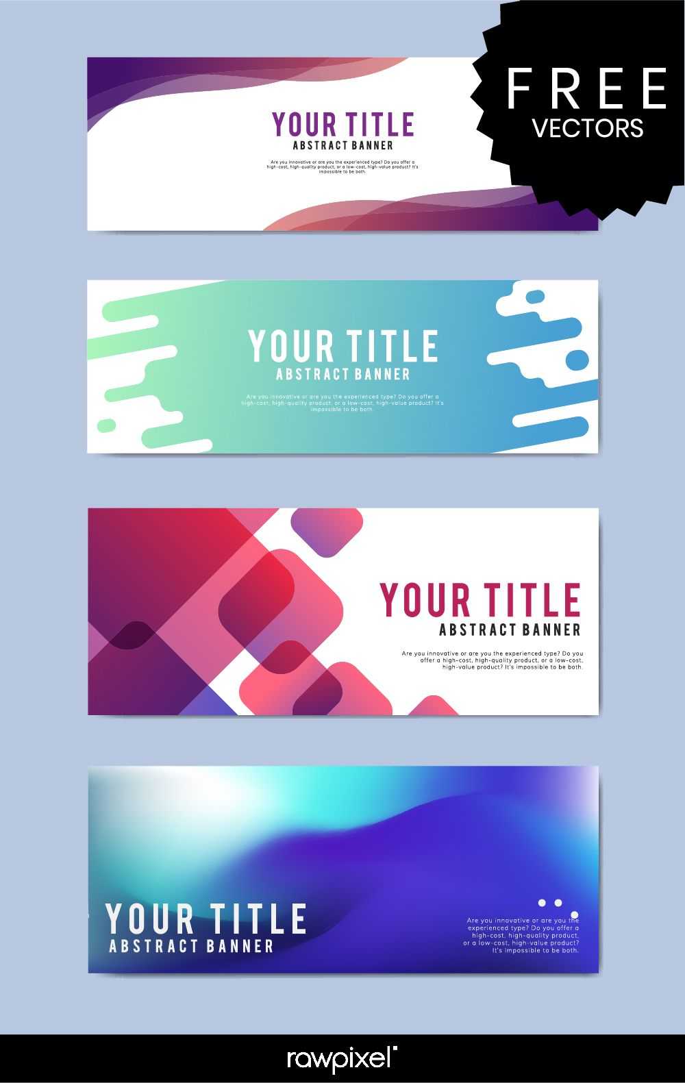 Download Free Modern Business Banner Templates At Rawpixel With Free Website Banner Templates Download