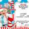 Dr.seuss 1St Birthday Invitation Template  Update | Party Intended For Dr Seuss Birthday Card Template