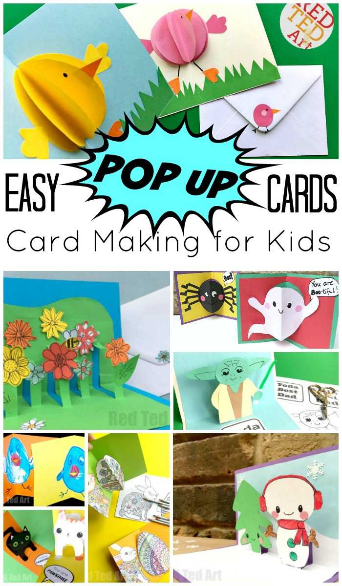 Easy Pop Up Card How To Projects – Red Ted Art Intended For Diy Pop Up Cards Templates