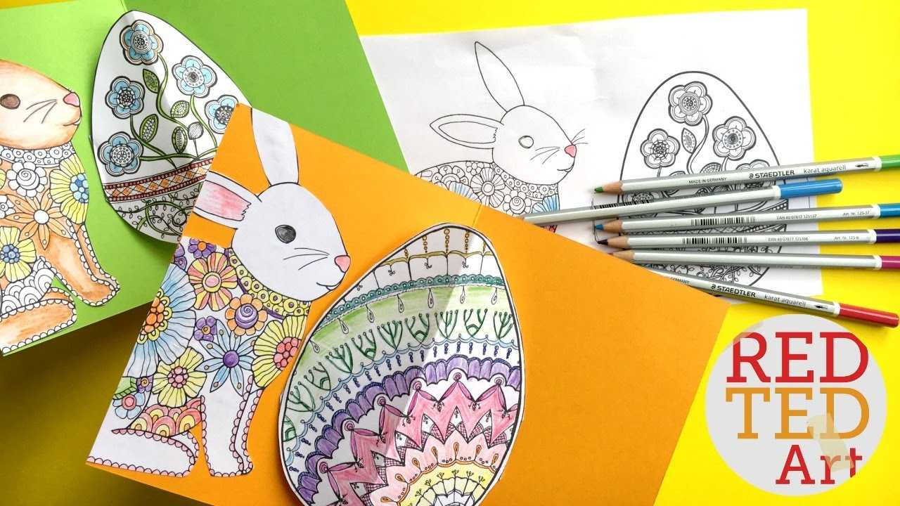 Easy Pop Up Easter Card – 3D Easter Egg Diy With Easter Card Template Ks2
