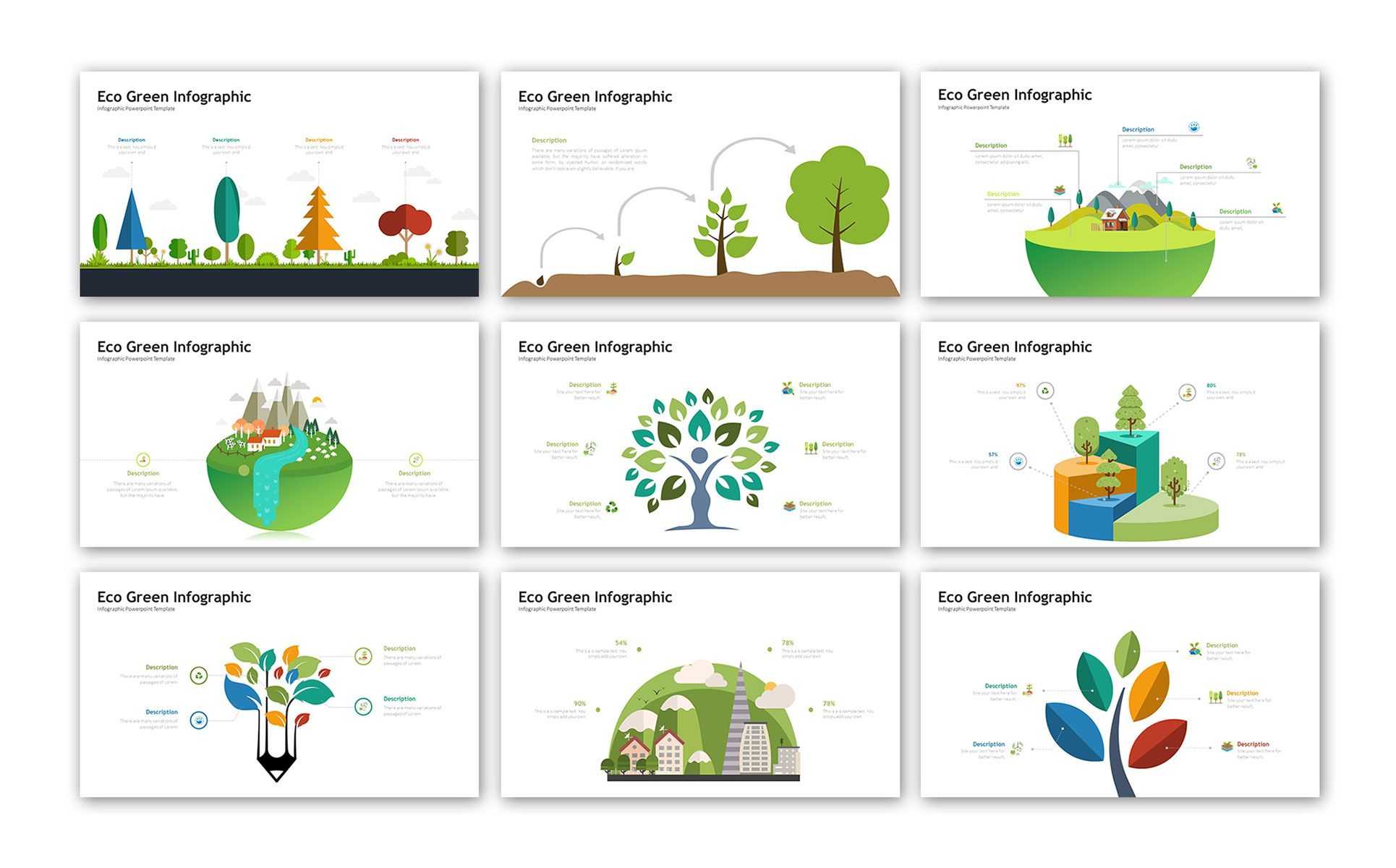Eco Presentation – Infographic Powerpoint Template | Fitness With Regard To University Of Miami Powerpoint Template