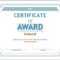 Editable Award Certificate Template In Word #1476 Within Academic Award Certificate Template