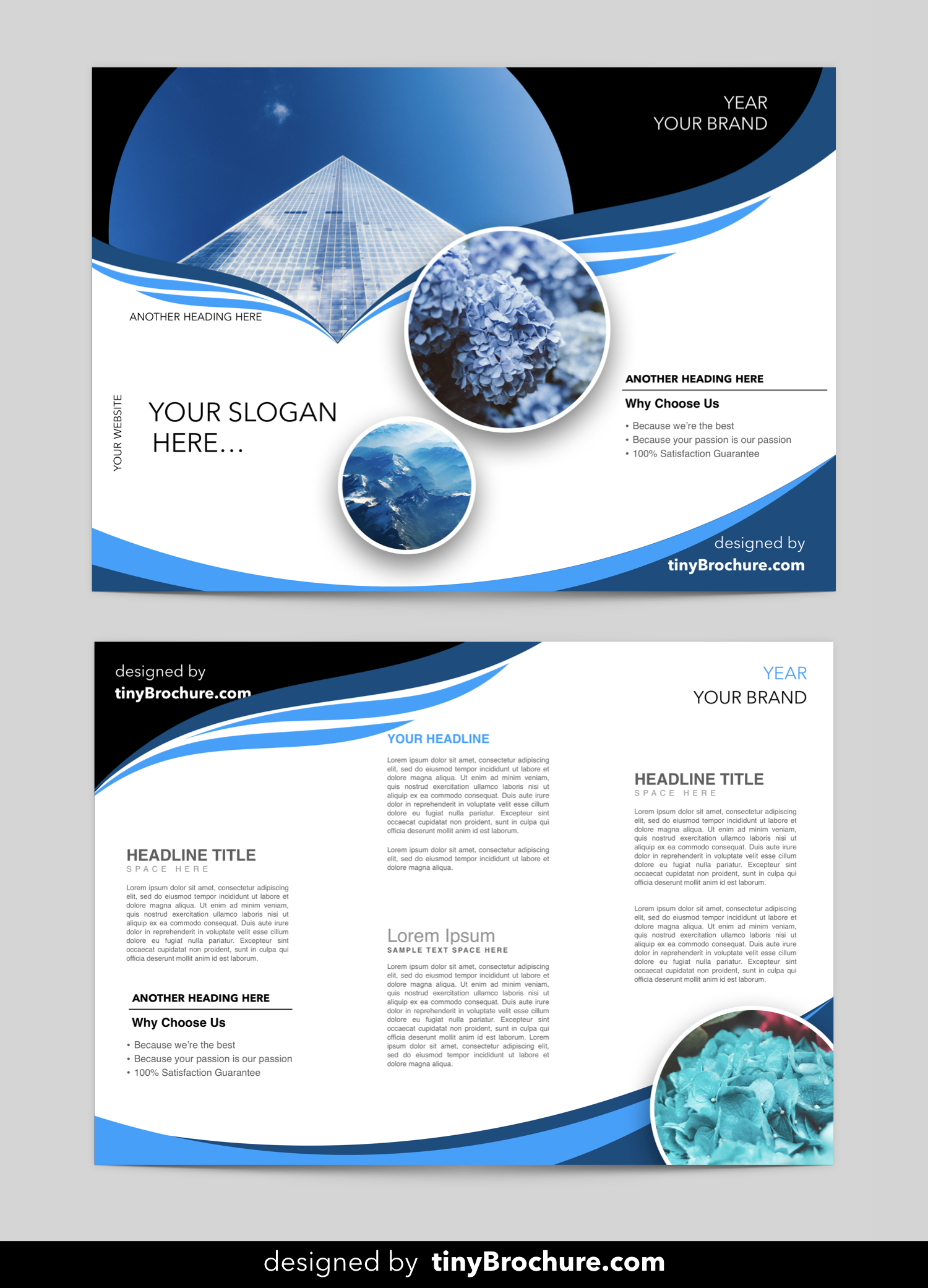Editable Brochure Template Word Free Download | Brochure With Word Catalogue Template