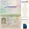 Editable Passport Templates | Passport Template In 2019 In French Id Card Template