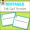 Editable Task Card Templates – Bkb Resources For Task Card In Task Card Template