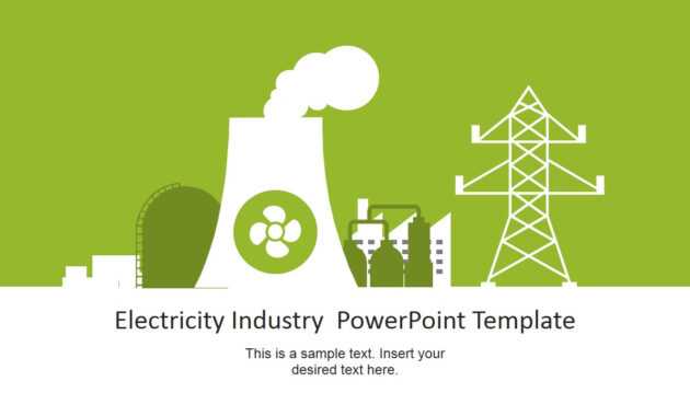 Electricity Industry Powerpoint Template intended for Nuclear Powerpoint Template