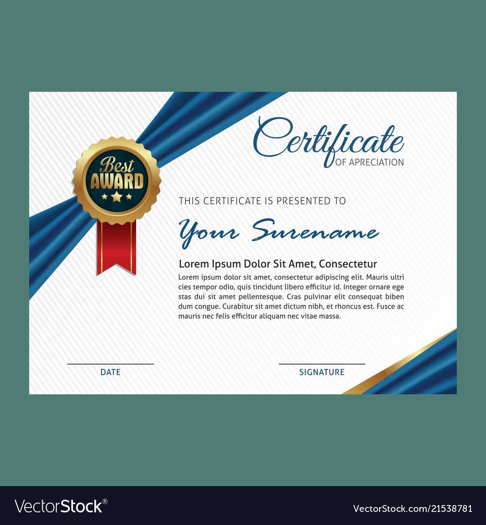 Elegant Certificate Template In Elegant Certificate Templates Free