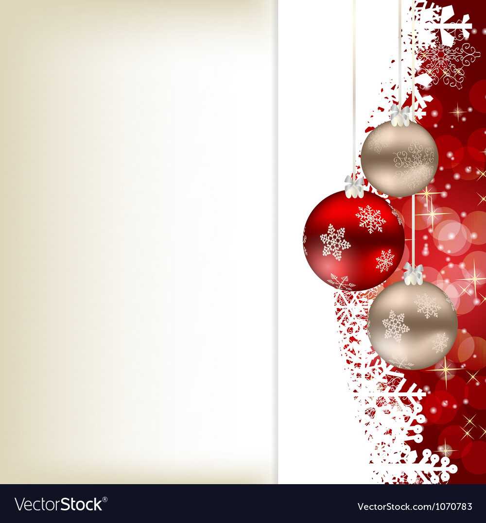 Elegant Christmas Card Template Regarding Adobe Illustrator Christmas Card Template