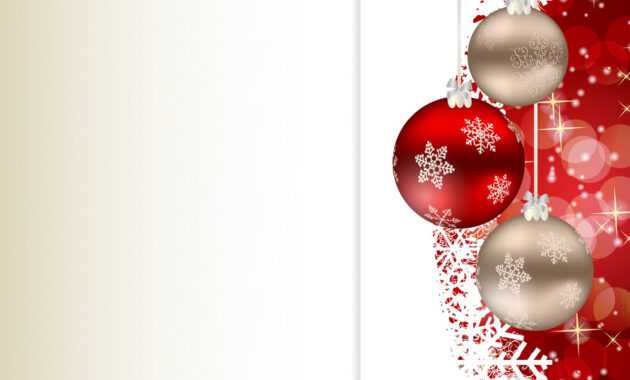 Elegant Christmas Card Template within Happy Holidays Card Template