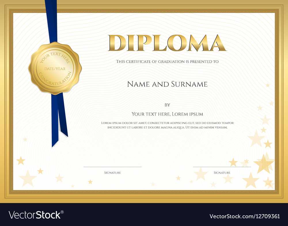 Elegant Diploma Certificate Template Completion Inside Christian Certificate Template