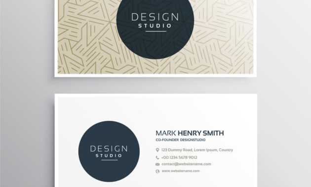 Elegrant Business Company Visiting Card Template in Company Business Cards Templates