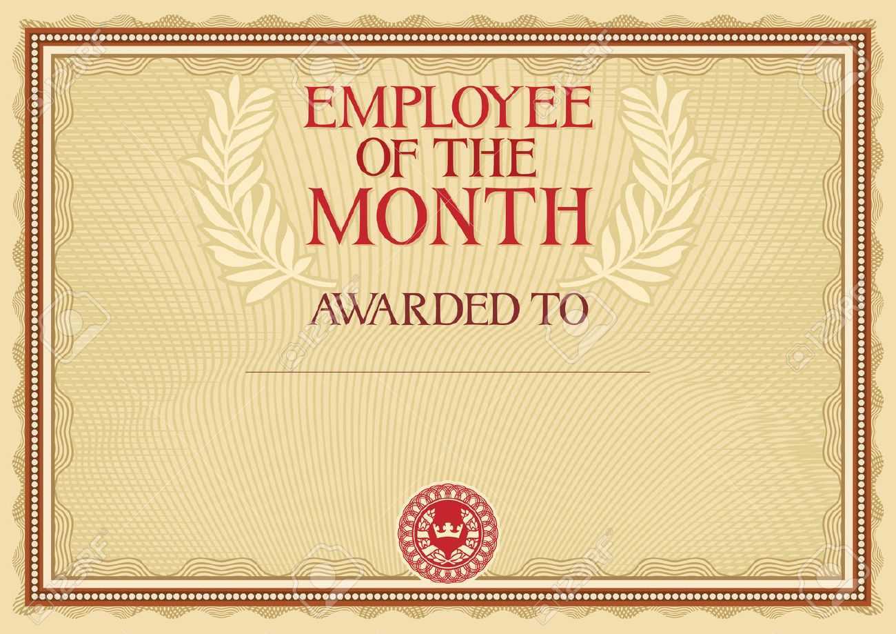 Employee Of The Month - Certificate Template Throughout Manager Of The Month Certificate Template