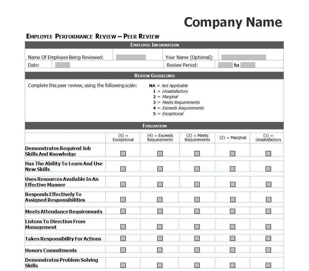 Employee Performance Review Forms Templates | Manager Inside Staff Progress Report Template