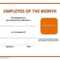 Employee The Month Certificate Template Free Microsoft Word With Regard To Manager Of The Month Certificate Template