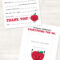 End Of Year Teacher Gift Card Holder Teacher Appreciation Throughout Thank You Card For Teacher Template