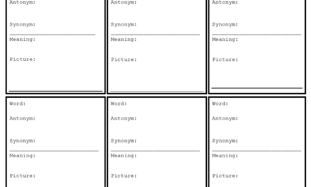 Englishlinx | Vocabulary Worksheets in Vocabulary Words Worksheet Template