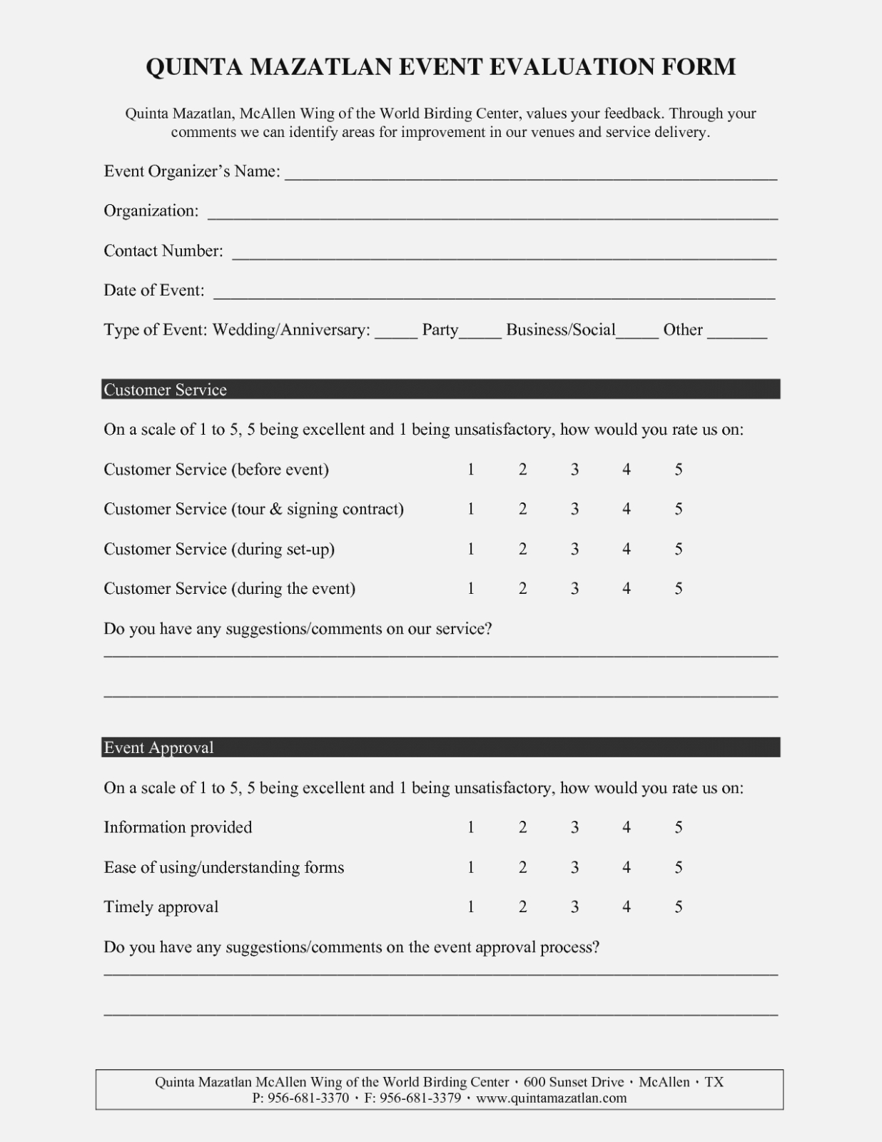Event Evaluation Form Income Tax Template For Planners Post Intended For Blank Evaluation Form Template