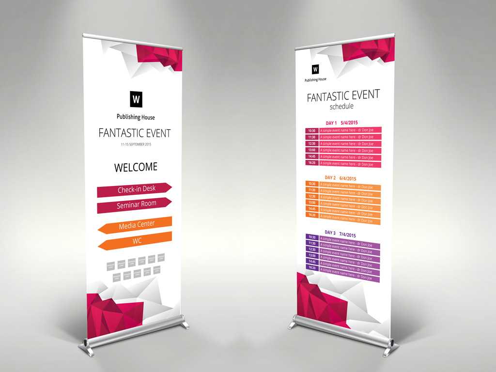 Event Roll Up Banner Template – Themzy Templates With Regard To Event Banner Template