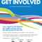 Event Volunteering Advertisement Flyer Template. | Event Throughout Volunteer Brochure Template