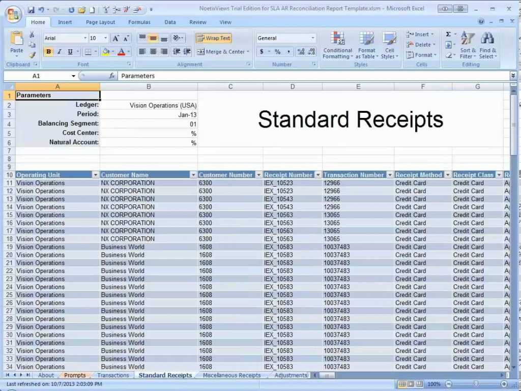 Excel Magic Trick Aging Accounts Receivable Reports With Ar With Ar Report Template