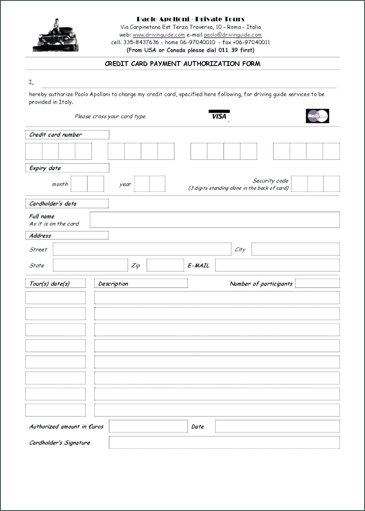 Excel Payment Template – Sandboxpaper.co With Regard To Order Form With Credit Card Template