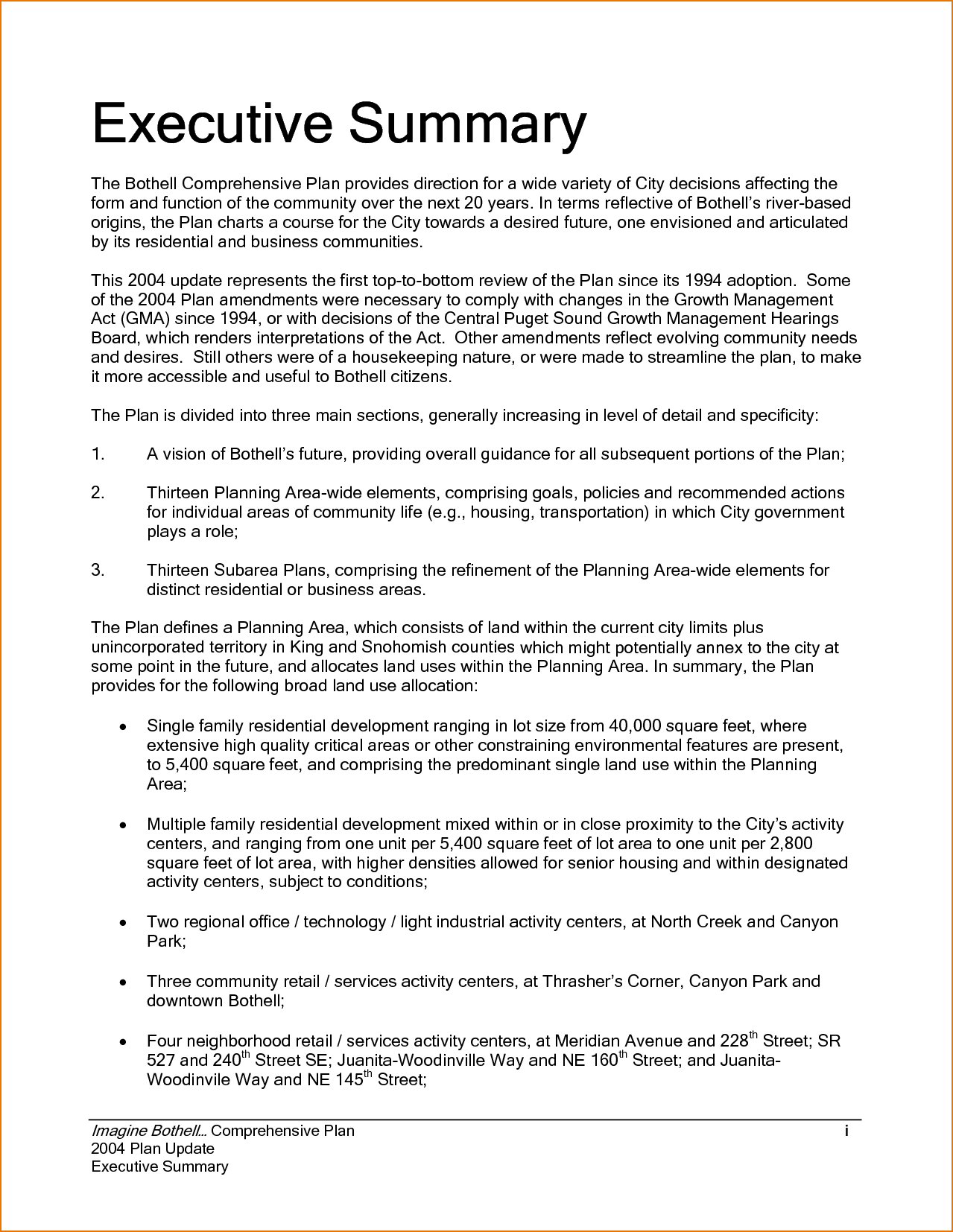 Executive Summary Example Incident Report Template Sample Throughout Report To Senior Management Template