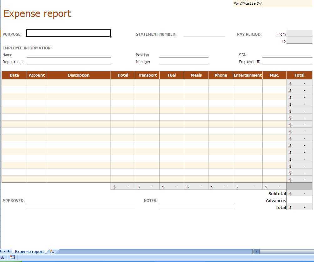 Expense Report Excellates Travellate Weekly Xls Mac Intended For Expense Report Template Xls