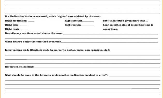 Exposure Incident Report Form Osha - Hizir.kaptanband.co intended for Medication Incident Report Form Template