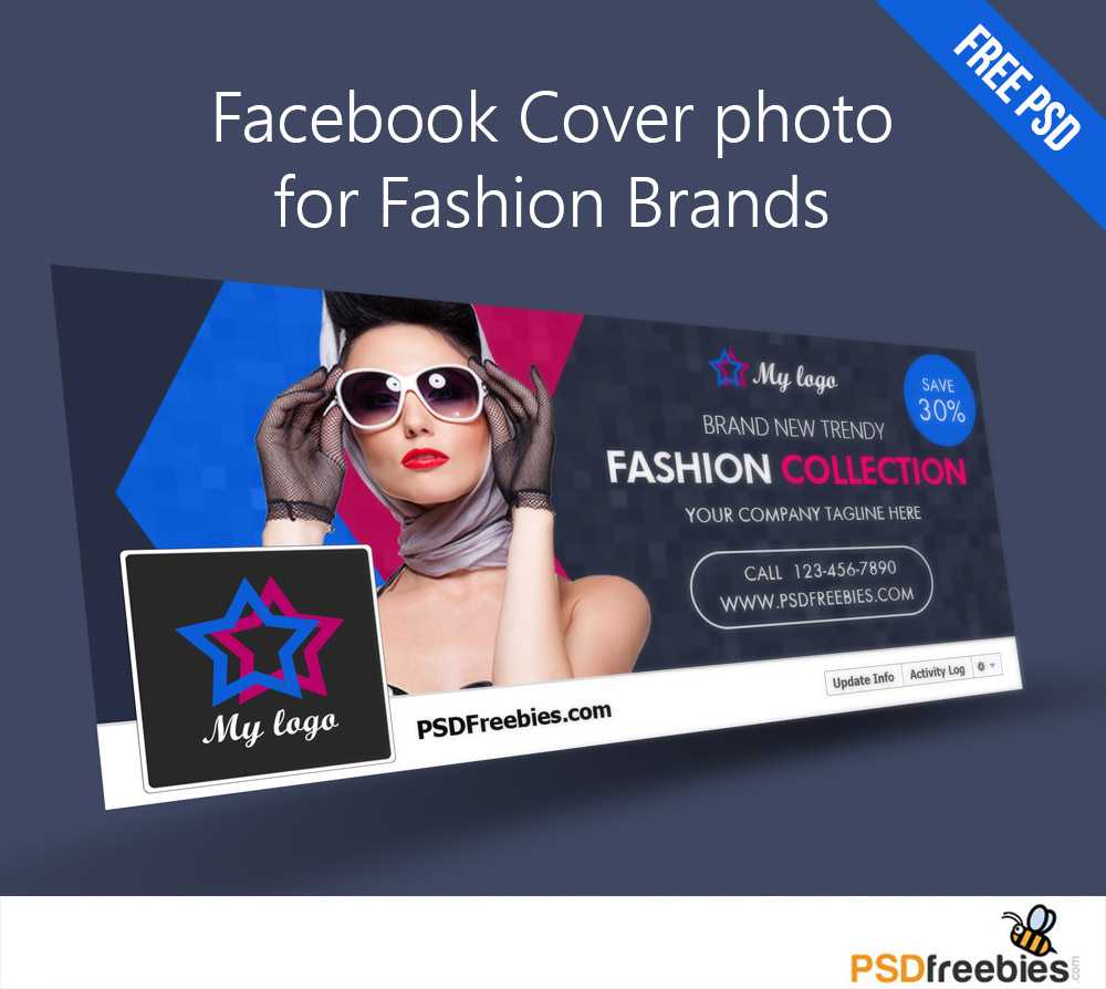 Facebook Cover Photo For Fashion Brands Free Psd Intended For Facebook Banner Template Psd