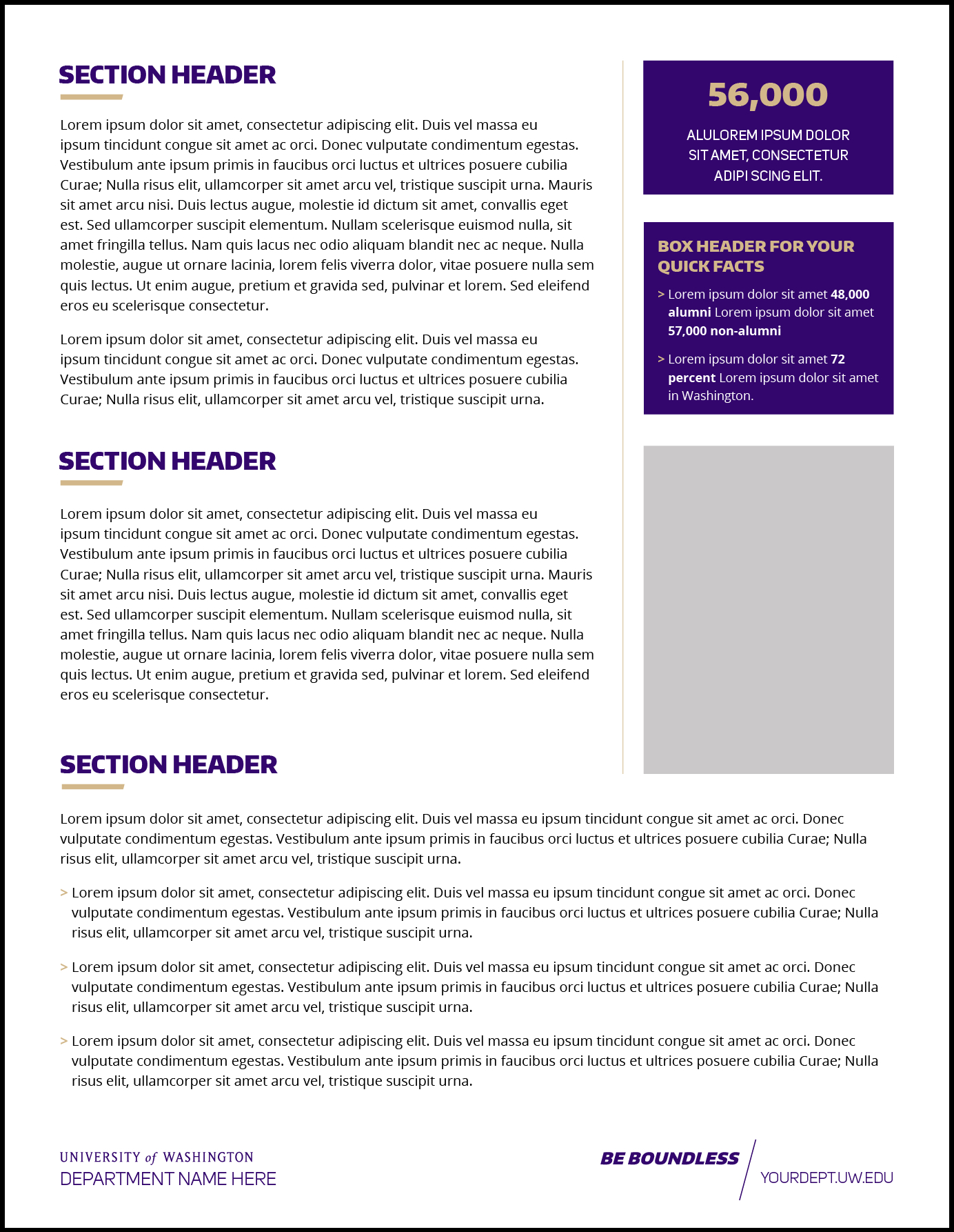 Fact Sheet | Uw Brand Pertaining To Fact Card Template