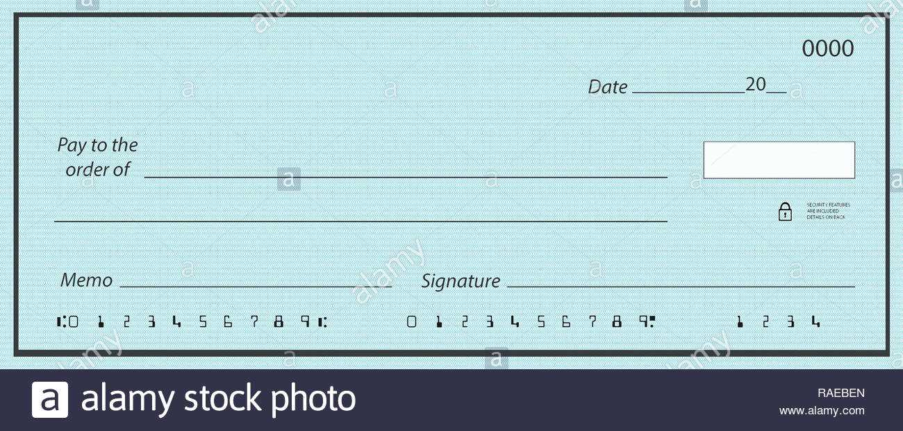 Fake Cheque Stock Photos & Fake Cheque Stock Images – Alamy With Regard To Blank Cheque Template Uk
