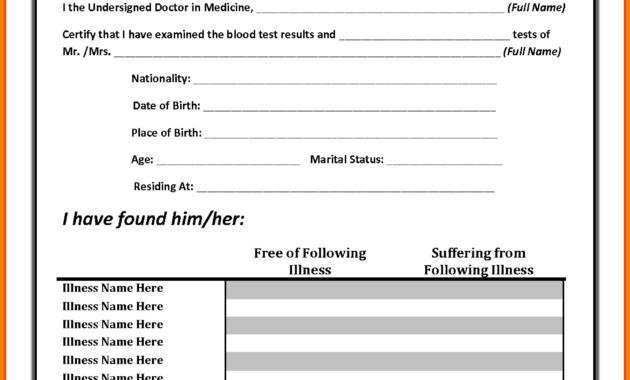 Fake Medical Certificate Template Download throughout Fake Medical Certificate Template Download