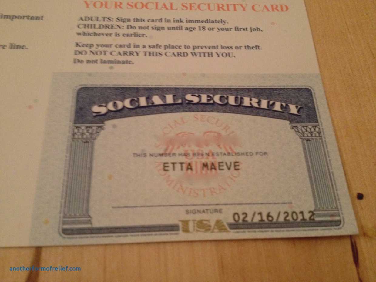 Fake Social Security Card Template Download Pertaining To Fake Social Security Card Template Download